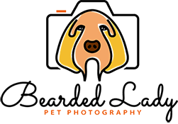 The Bearded Lady Pet Photography Logo